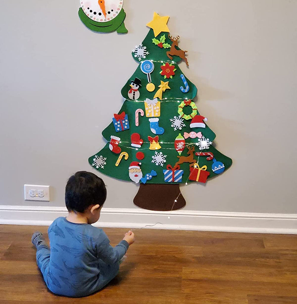 Baby with Christmas Tree 